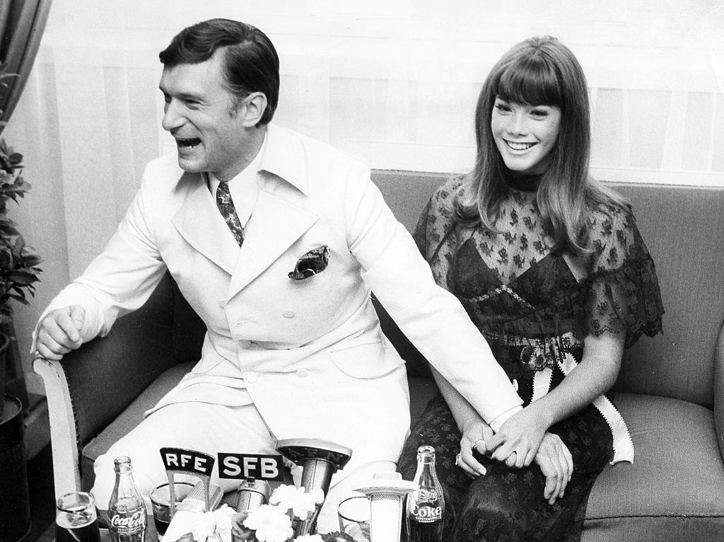 Barbara Benton with Hugh Hefner in Berlin, 1969.