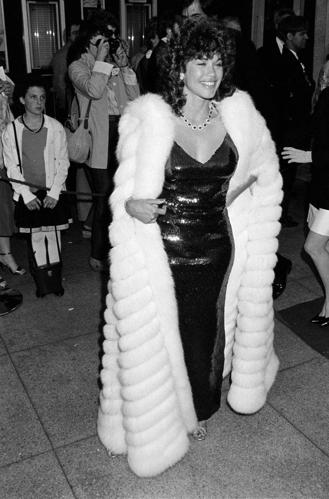 Barbi Benton. at the 83 Academy Awards, 1983.