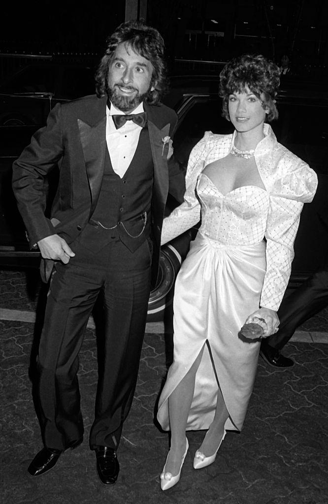 Barbi Benton with George Gradow atMuscular Dystrophy Benefit Gala on January 15, 1984.