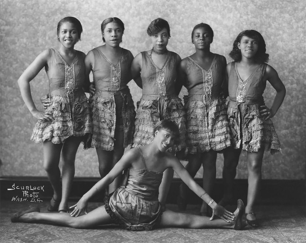 Effie Moore dancers, 1920s.
