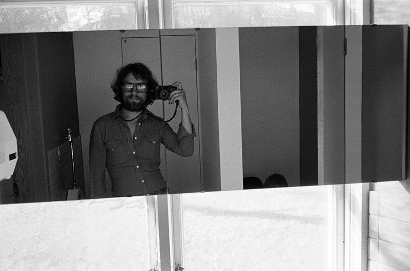 Finnish photographer Kari Hakli takes a mirror selfie, 1971.