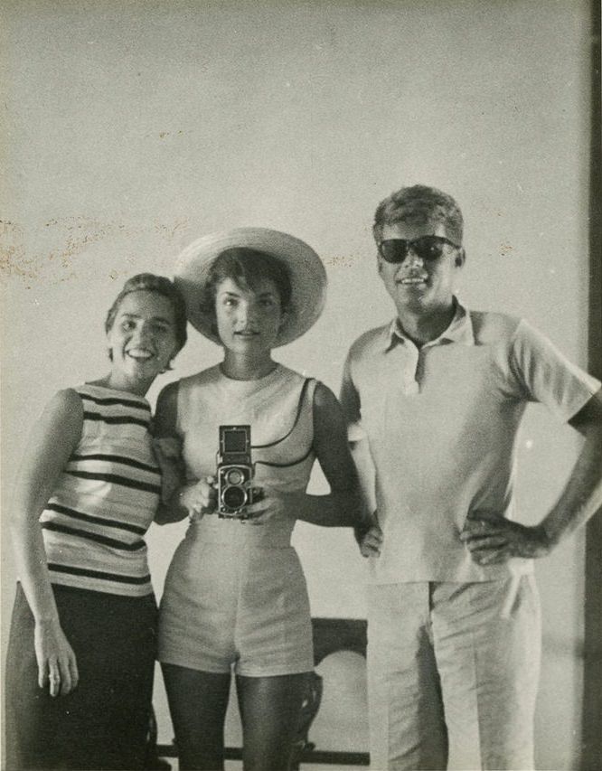 US President John F. Kennedy And Jacqueline Kennedy, 1954.