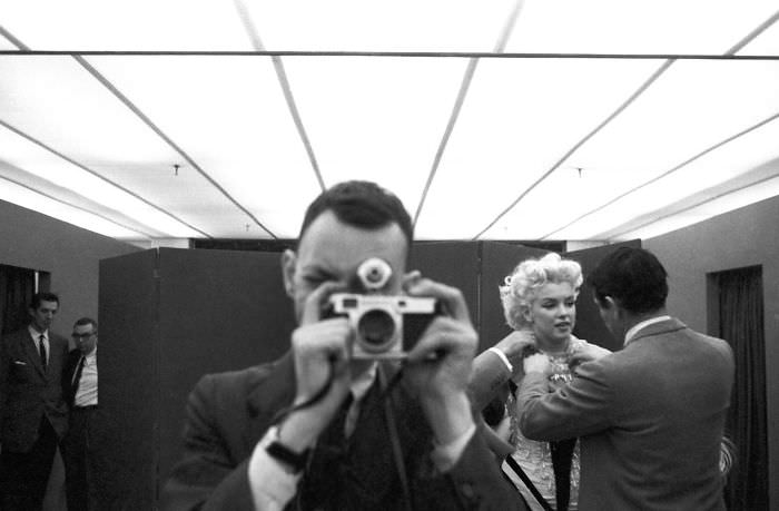 Ed Feingersh Self-Portrait With Marilyn Monroe, 1955.