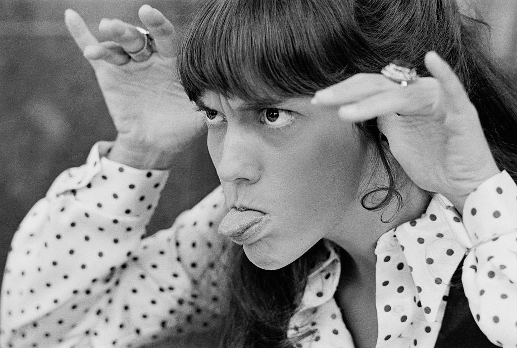 Karen Carpenter making Funny Face.