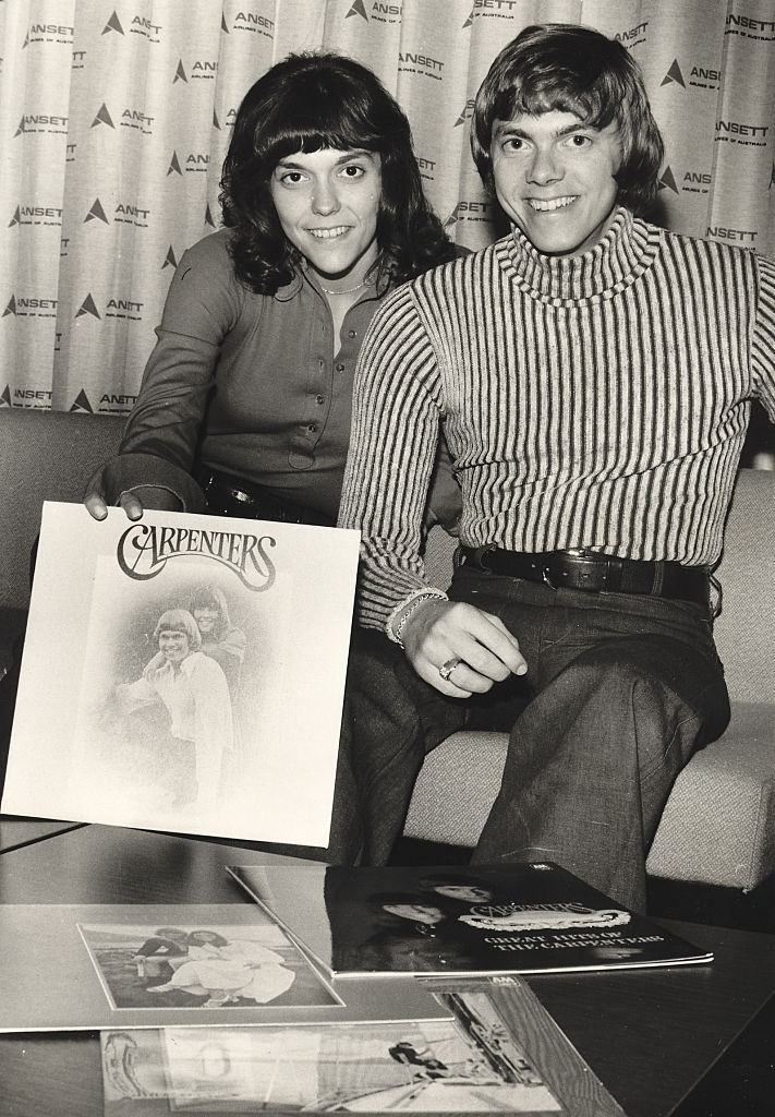 Karen and Richard Carpenter in Melbourne, 23 May 1972.