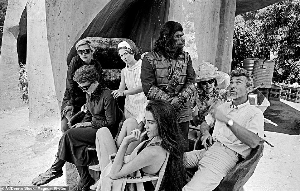 The set of the Planet of the Apes, 1968.