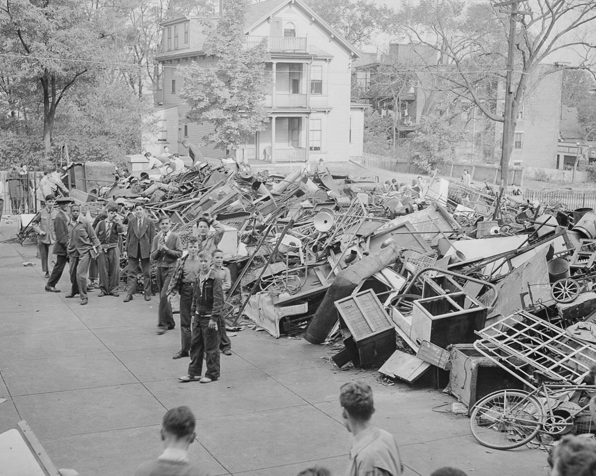 Scrap For Victory: During World War II Americans Contributed Scrap Metal To The War Efforts