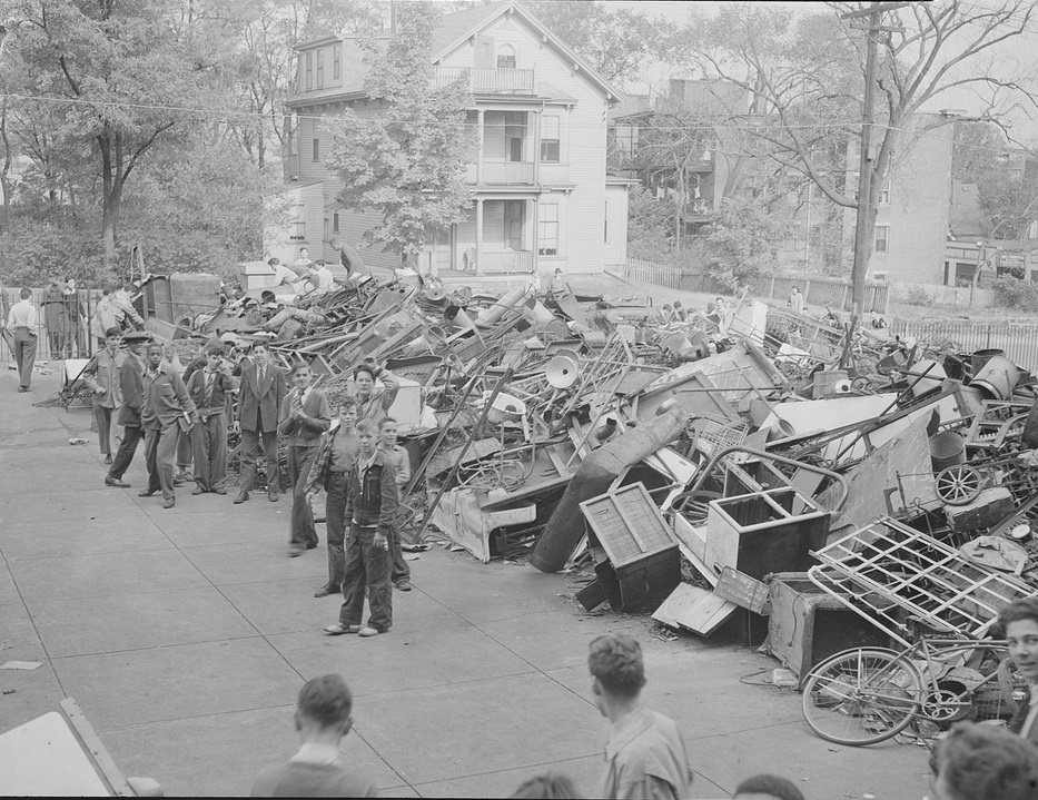 Scrap For Victory: During World War II Americans Contributed Scrap Metal To The War Efforts