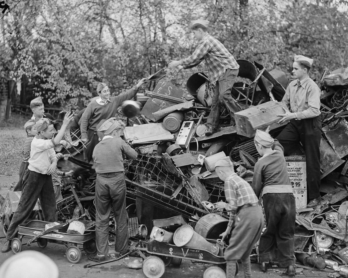 Scrap For Victory: During World War II Americans Contributed Scrap Metal To The War Efforts