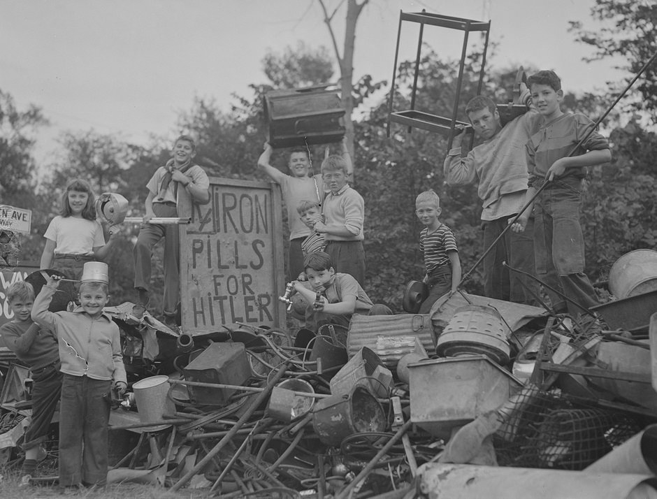 Scrap For Victory: During World War II Americans Contributed Scrap Metal To The War Efforts