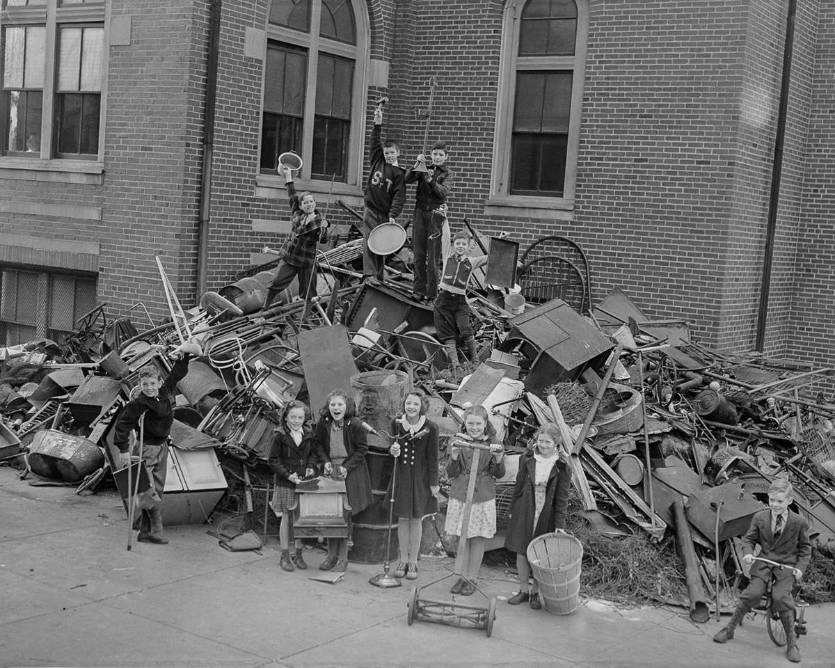 Scrap For Victory: During World War II Americans Contributed Scrap Metal To The War Efforts