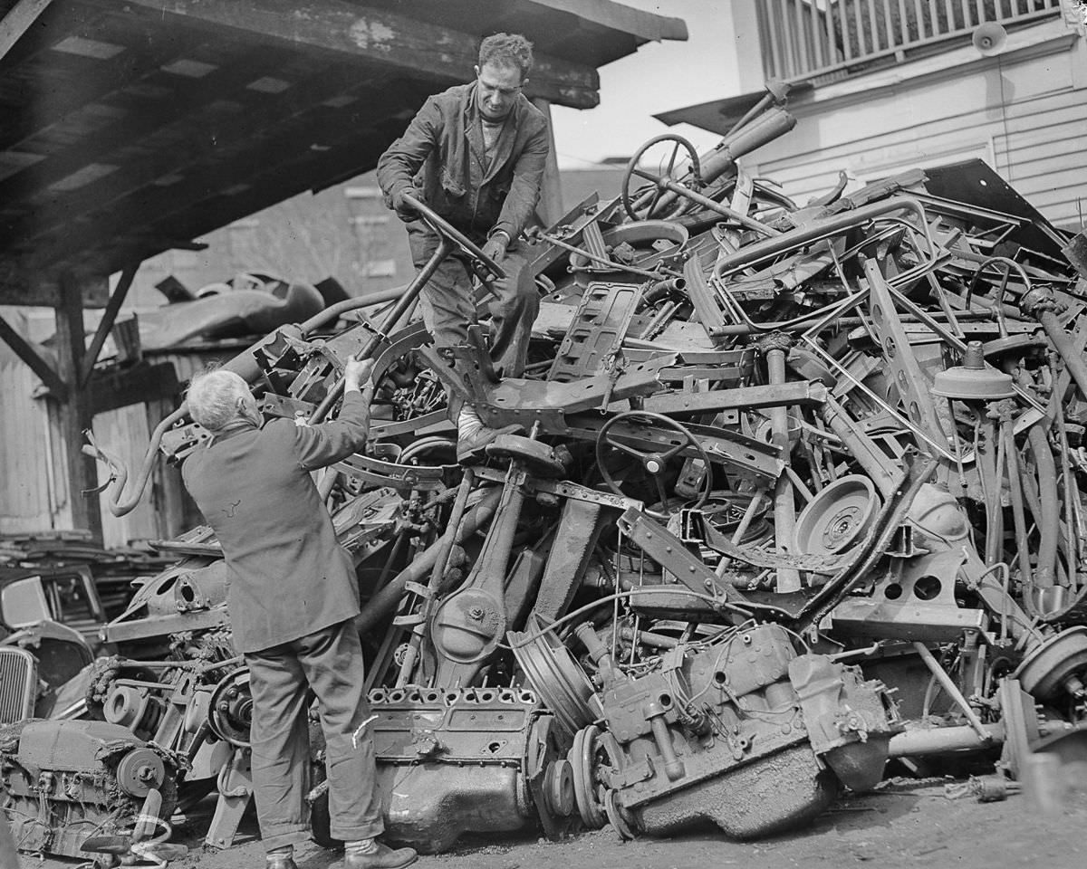 Scrap For Victory: During World War II Americans Contributed Scrap Metal To The War Efforts