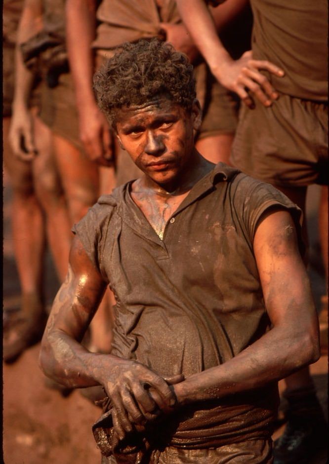 A young Gold Miner at Serra Pelada.