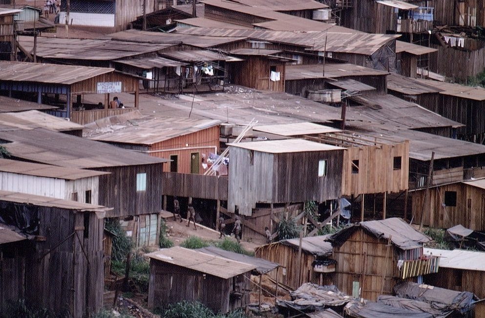 Houses near the Serra Pelada Gold Mine.