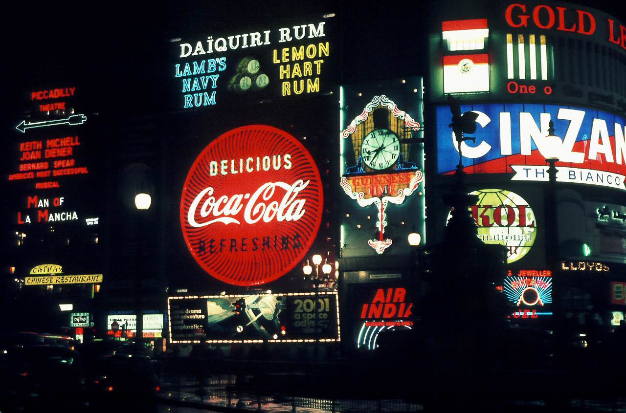 Piccadilly Circus Man of La Mancha RB Reed 1968