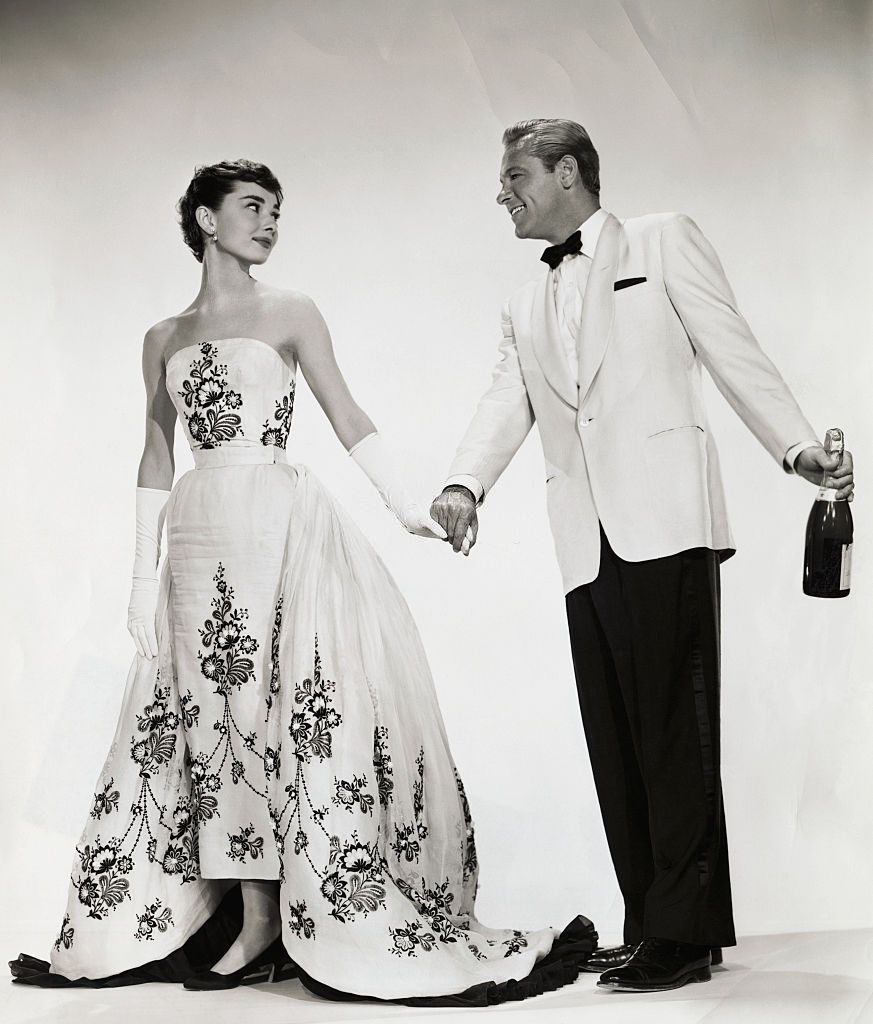 Audrey Hepburn with William Holden in 'Sabrina', 1954.