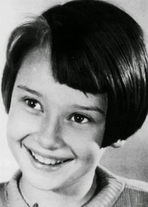 A young Audrey Hepburn, 1939. Photograph by Manon van Suchtelen.