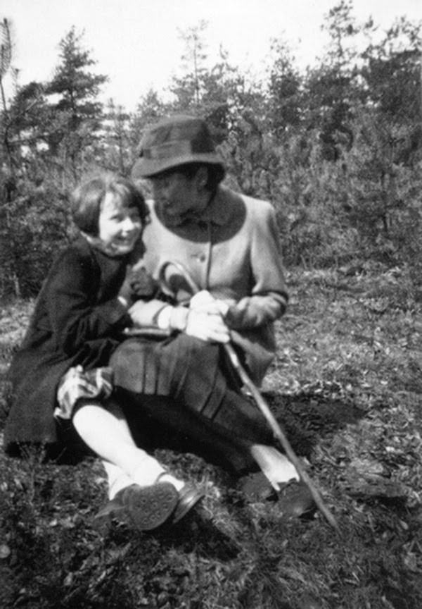 Audrey Hepburn and her Mother in Arnhem during the war, 1942.