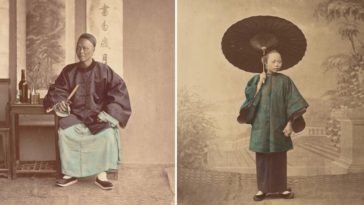 1870s Chinese People hand-colored