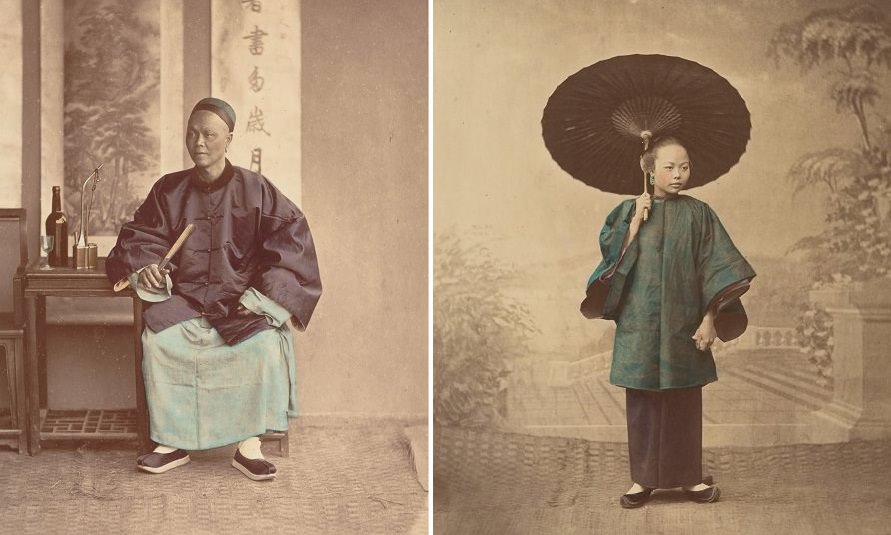 1870s Chinese People hand-colored