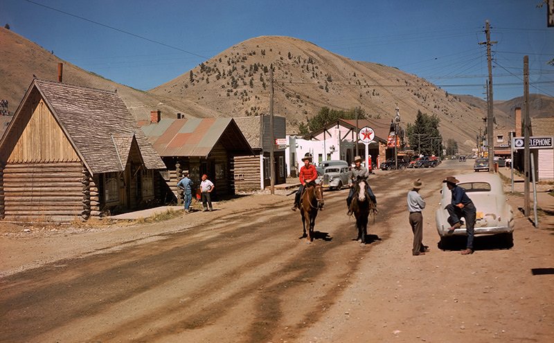 Broadway, Jackson Hole, Wyoming.