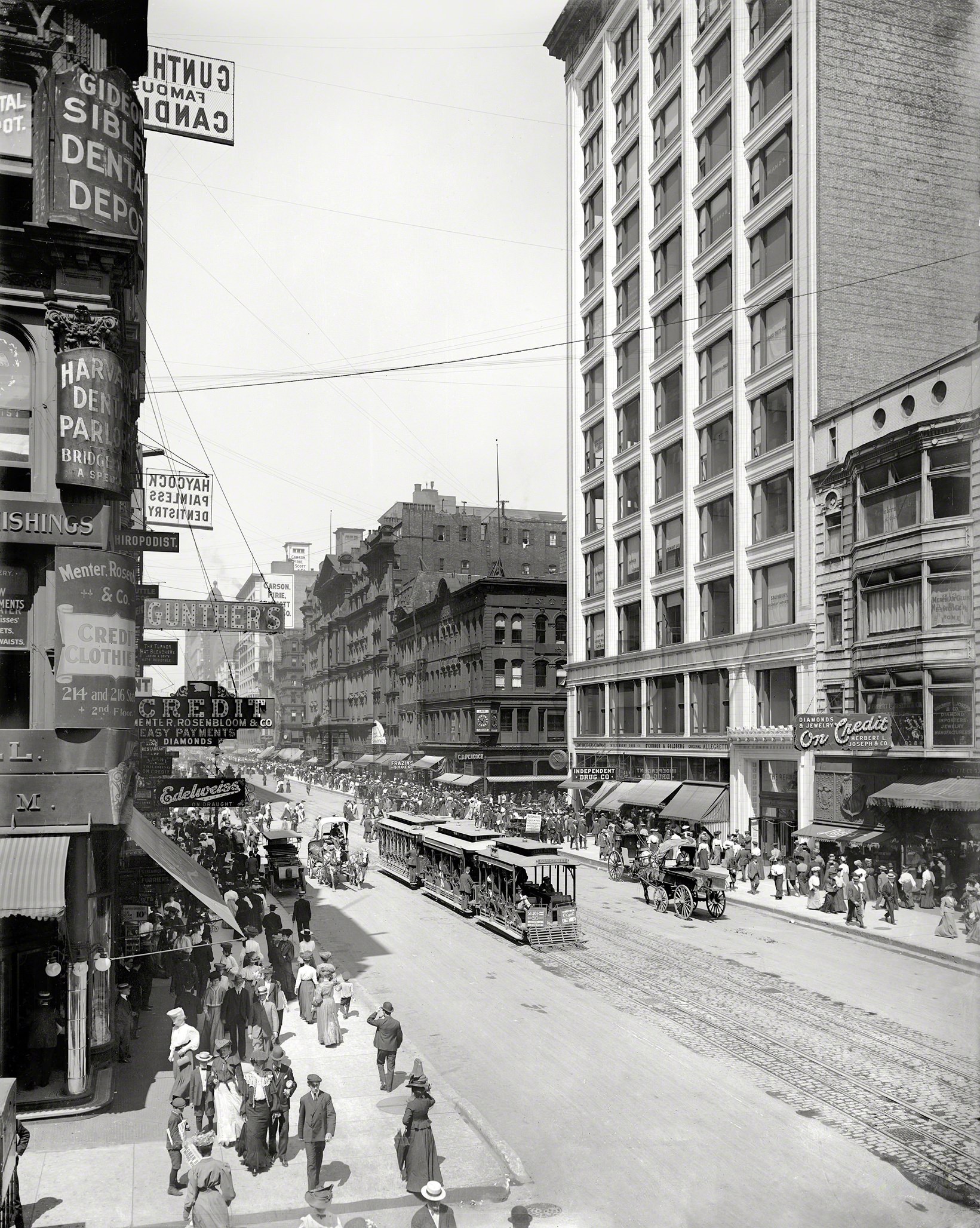 State Street looking toward Adams, Chicago, 1905