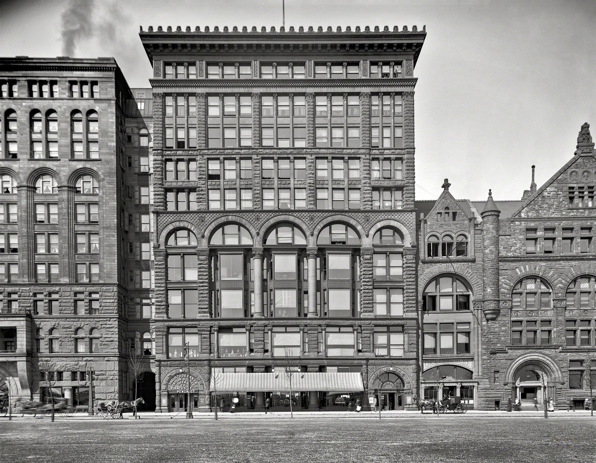 Fine Arts Building, Michigan Avenue, Chicago circa 1903