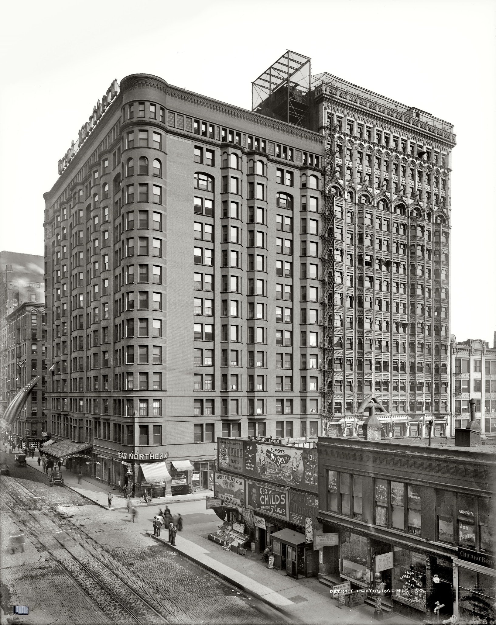 Great Northern Hotel and office building, Chicago, 1900