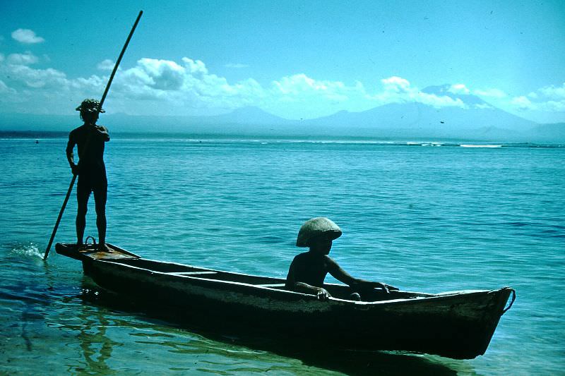 Boatman of Sanur, Bali, 1952
