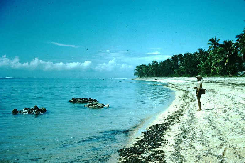 Fisherman at Sanur, Bali, 1952