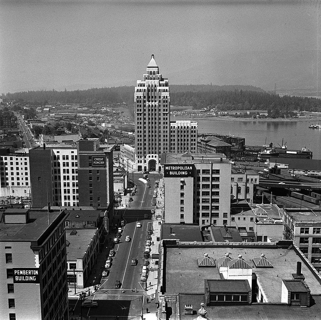 Aerial views of Vancouver, 1951.