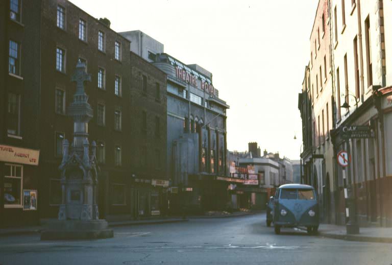 Theatre Royal on Hawkins Street in Dublin. Sunday, 1 April 1962