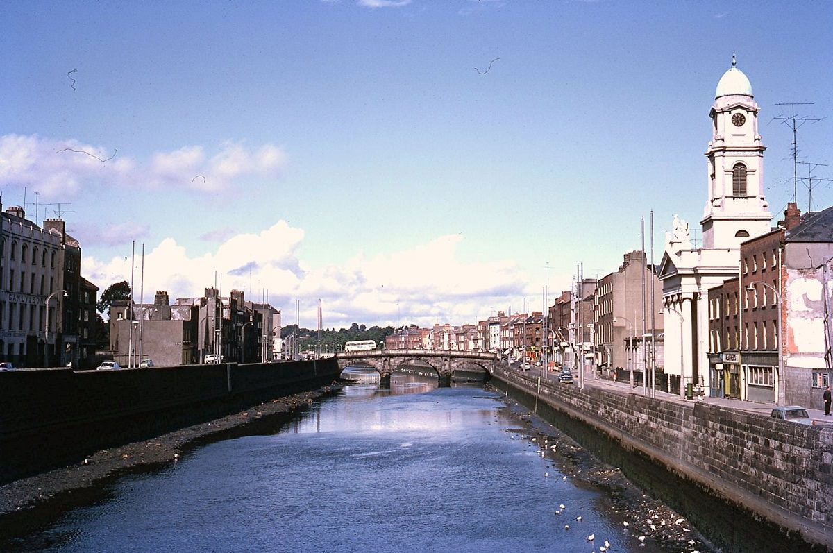 River Liffey, Dublin Ireland, 1969.