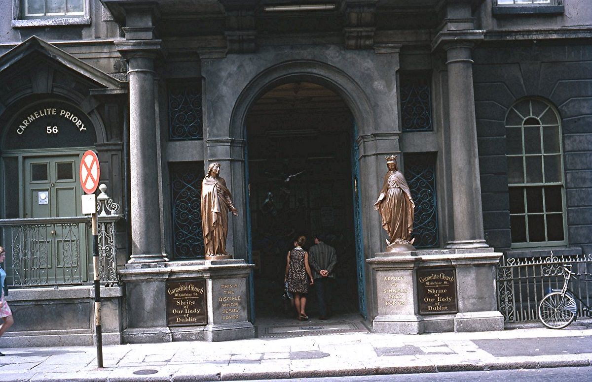 Shrine of Our Lady of Dublin, Carmelite Priory, Ireland, 1969.