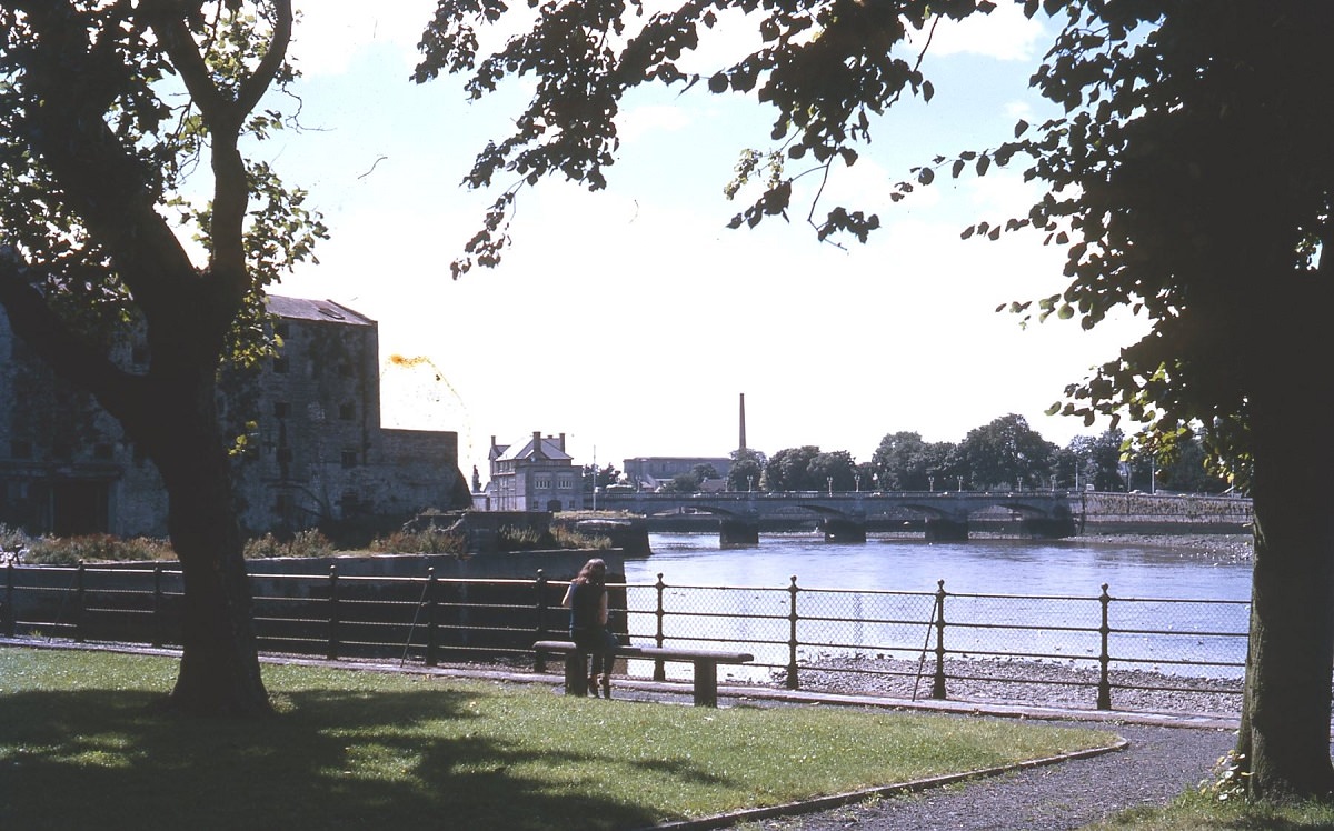 River in Limerick, Ireland, 1969.