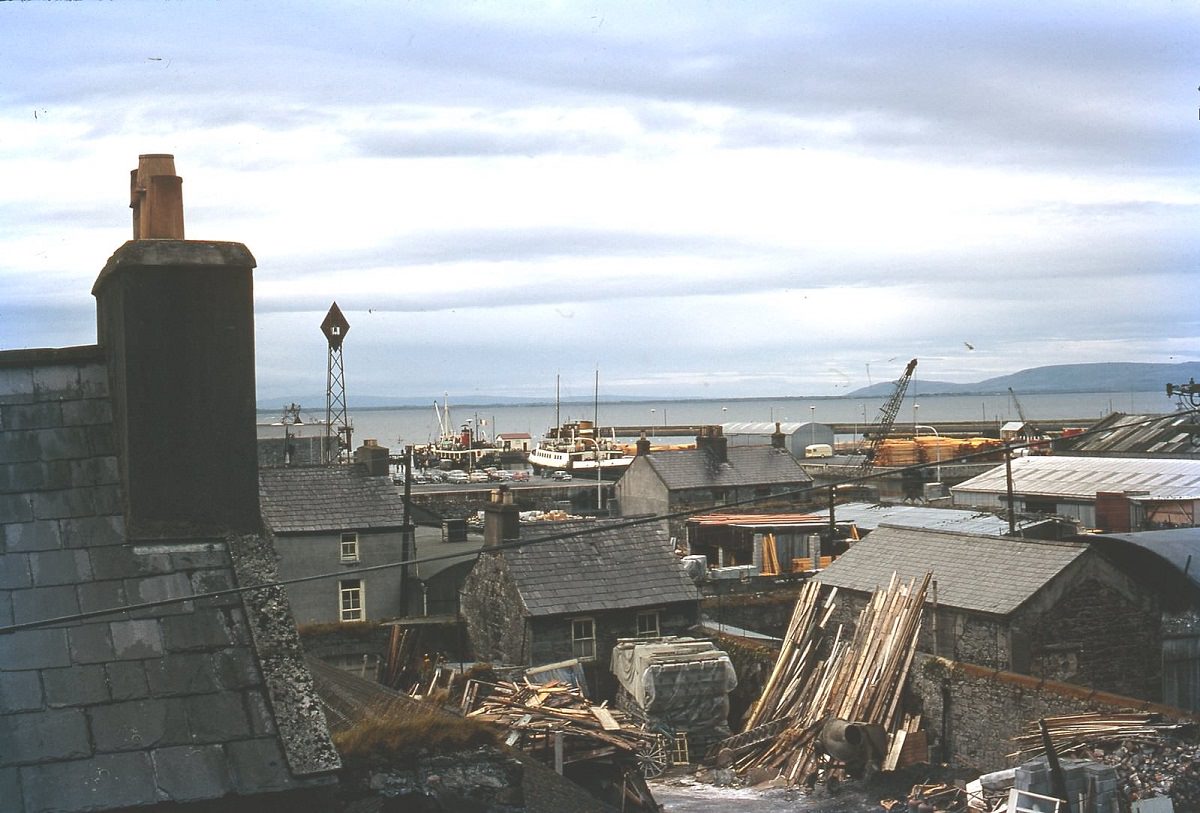 View from the hotel across Galway Bay, 1969.