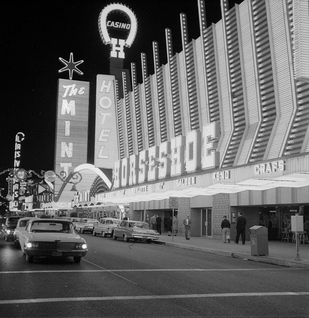 The Horseshoe casino, 1962.