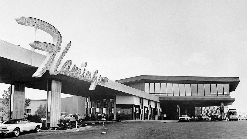 Flamingo Hotel on the famed Strip in Las Vegas, 1968.