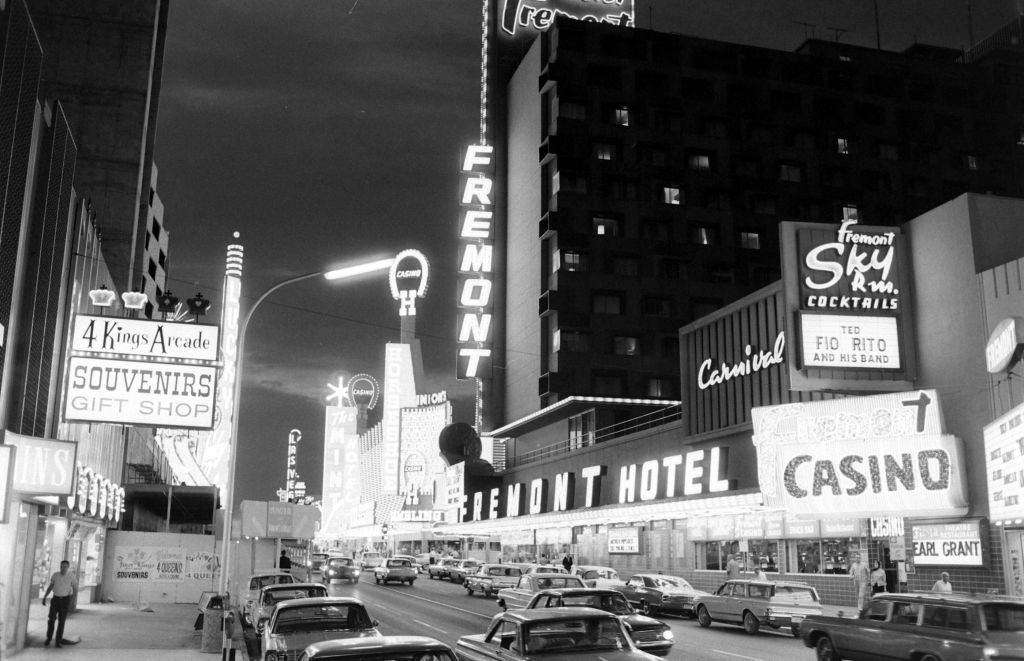 A street scene, Las Vegas, 1966.