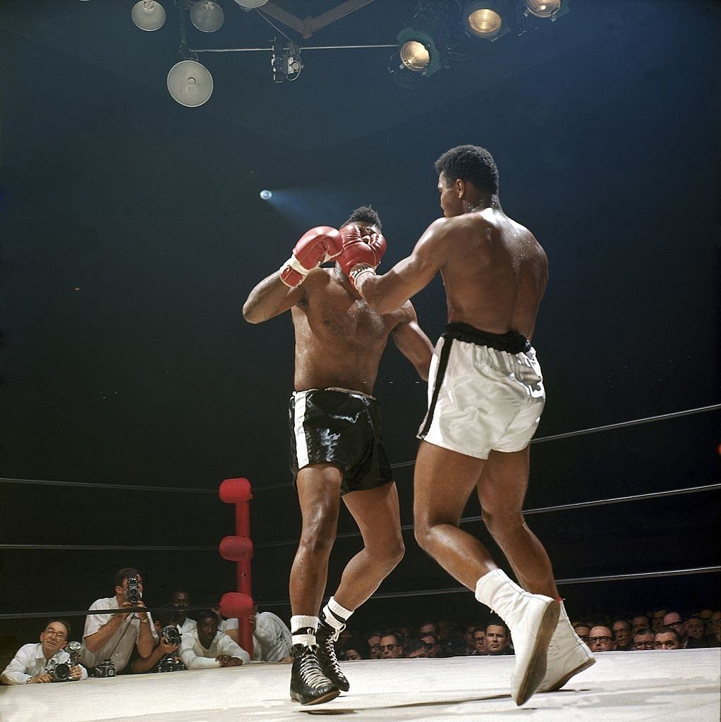 Muhammad Ali vs Floyd Patterson, 1965 World Heavyweight Title in Las Vegas.