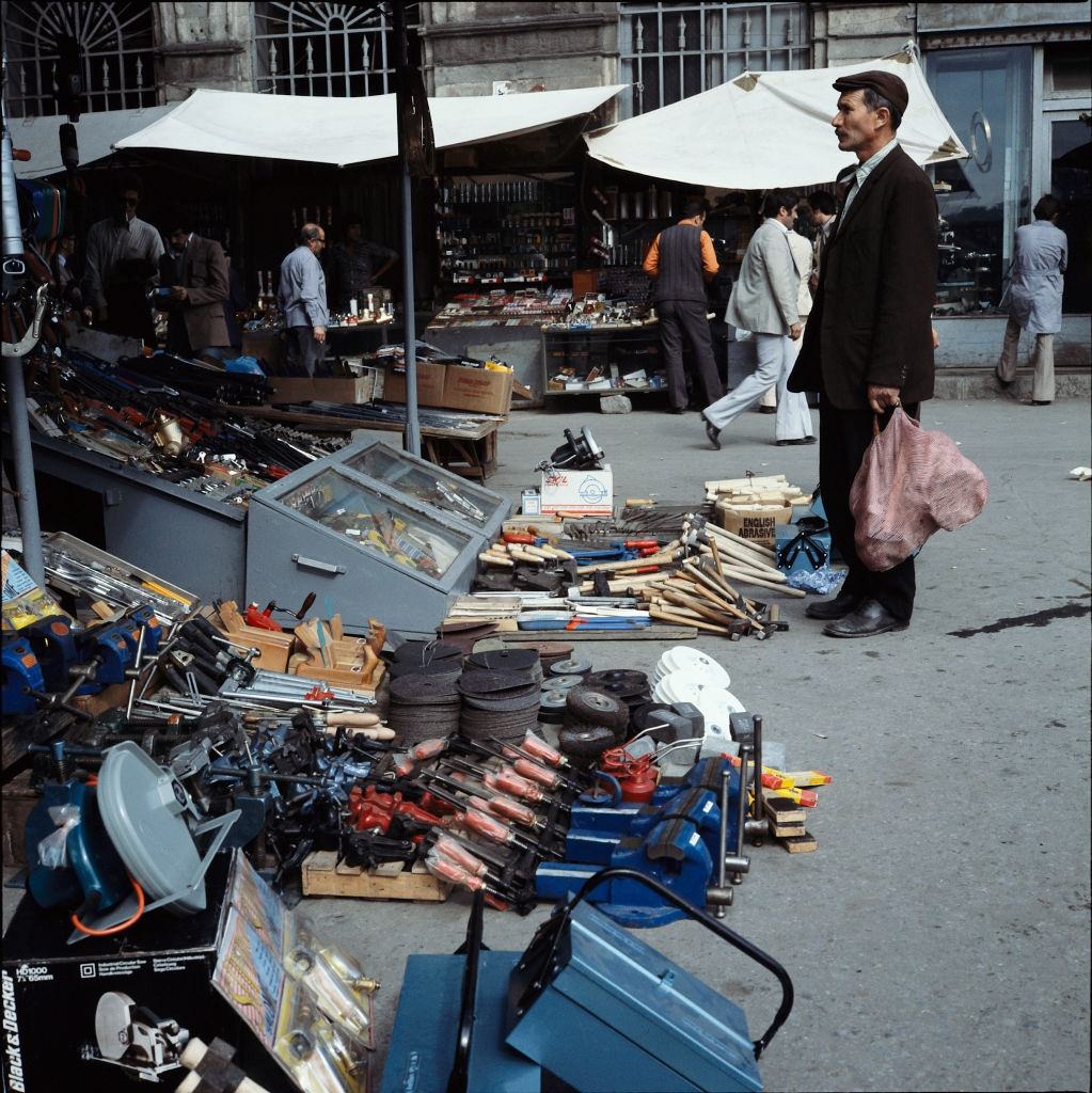 Tool market in Istanbul 1976.