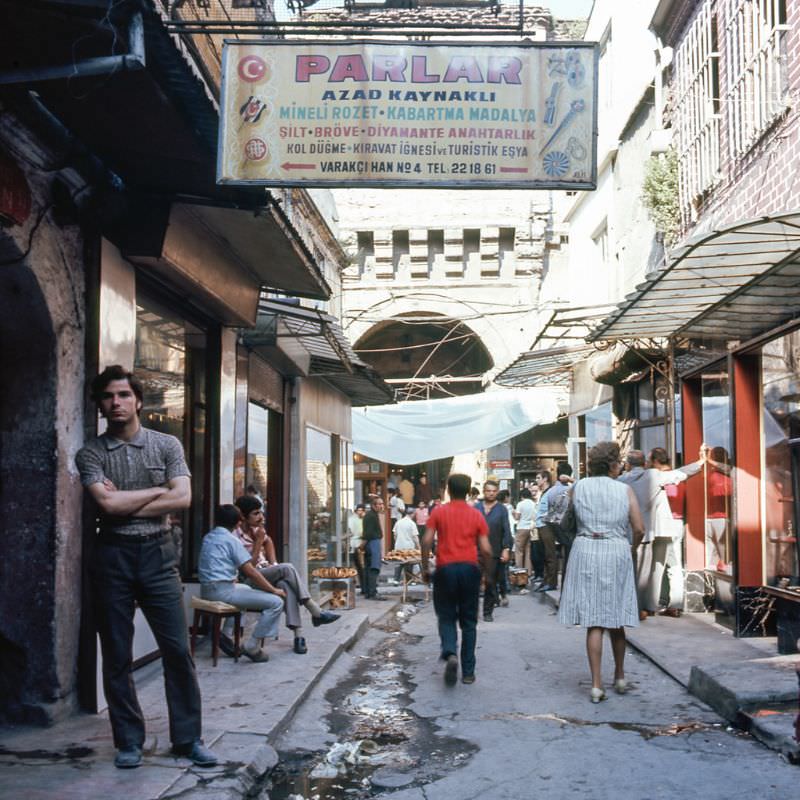 Gateway to the Grand Bazaar, Istanbul, 1970s