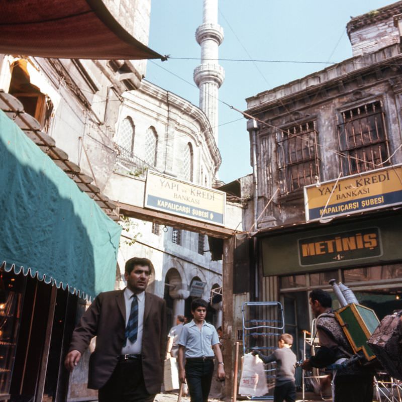 Street scenes of Istanbul, 1970s
