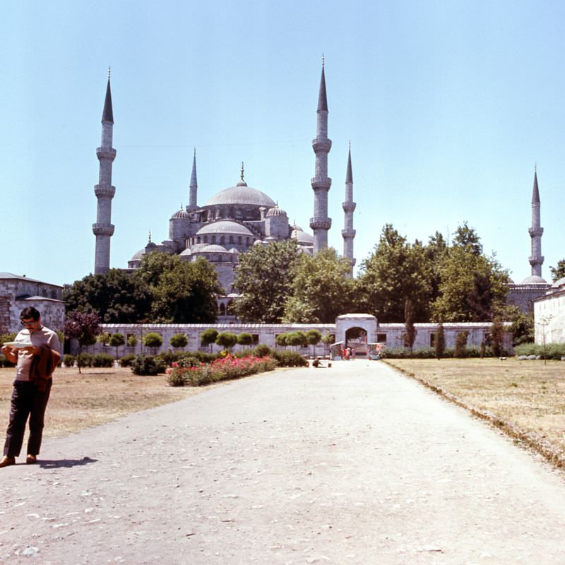 The Blue Mosque, Istanbul, 1970s