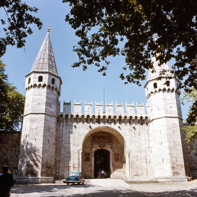 The Great Gate of the Topkapi Palace, Istanbul, 1970s