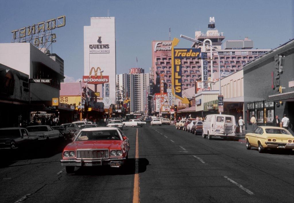 Freemont Street, Las Vegas, 1977.