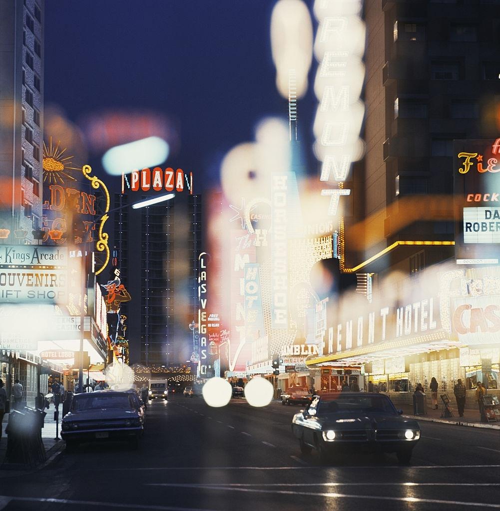 Las Vegas at night, 1978.