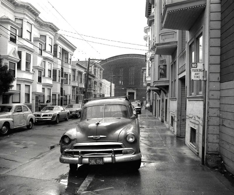 Woodward and Duboce, Mission district, San Francisco, 1976