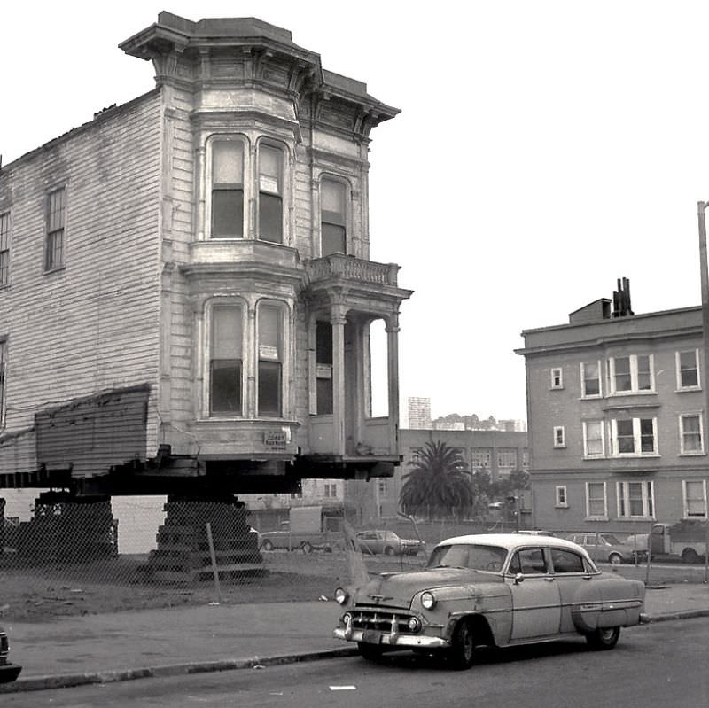 Driver for Coast House Movers, Western Addition, San Francisco, 1977