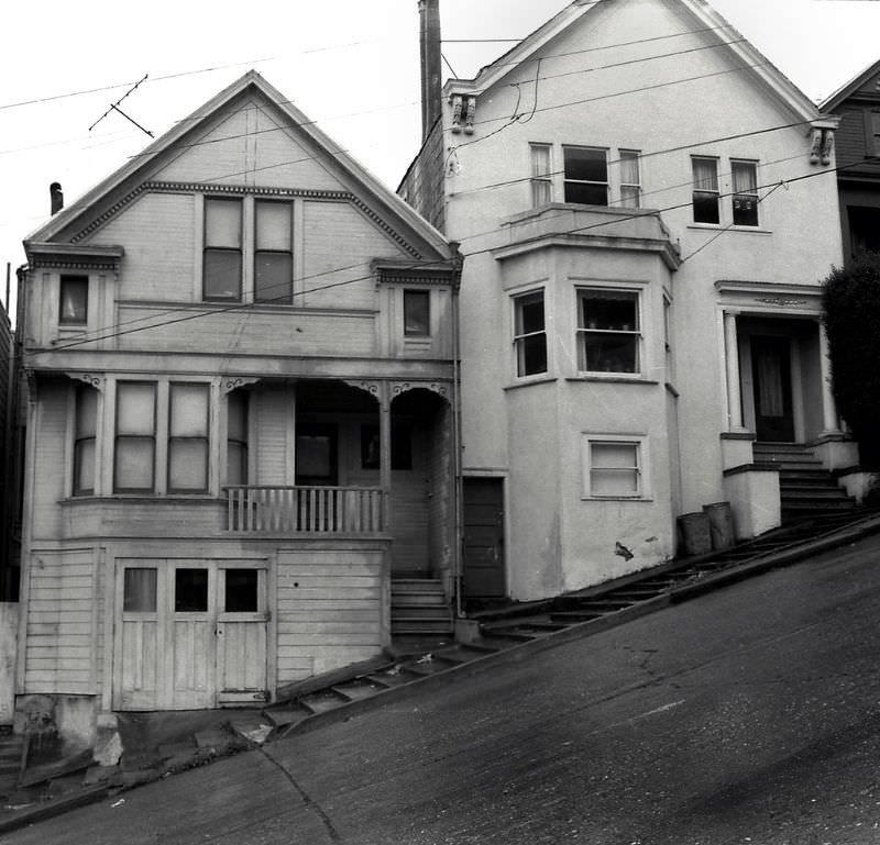 Houses on 22nd Street between Church and Sanchez, San Francisco, 1979